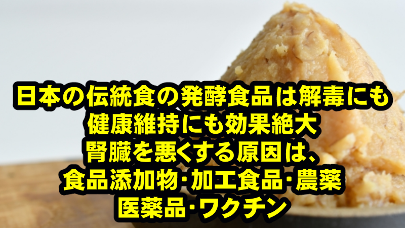 紅麹サプリ回収騒ぎそして無添加味噌ゴキブリ混入事件は、最も健康的な日本の伝統食潰しのための工作で間違いなし!