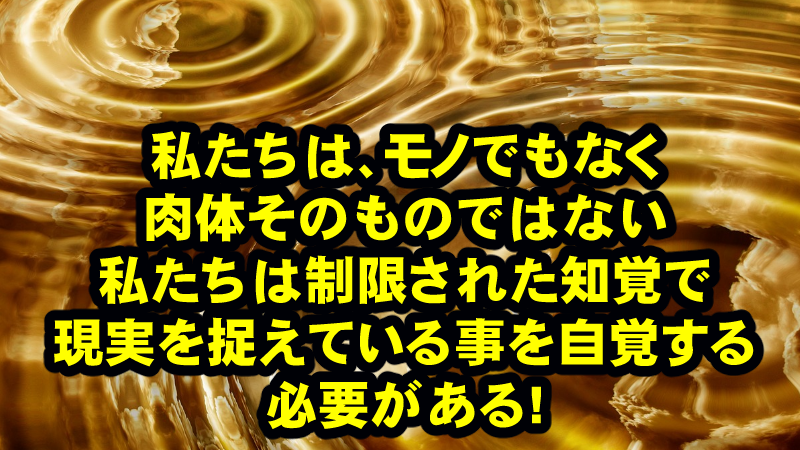 私たちが「物質的な存在ではない」事を支配層は太古から知っていた!完全支配のためには私たちが身体のみの存在だと思い込ませておく必要がある!