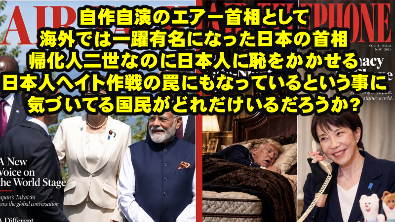 真相は、支配層が送り込んできた移民爆弾で、亡国で支配層の世界AI政府になって、人間やめますか、それとも庶民同士で結束できますかの時代に突入している!